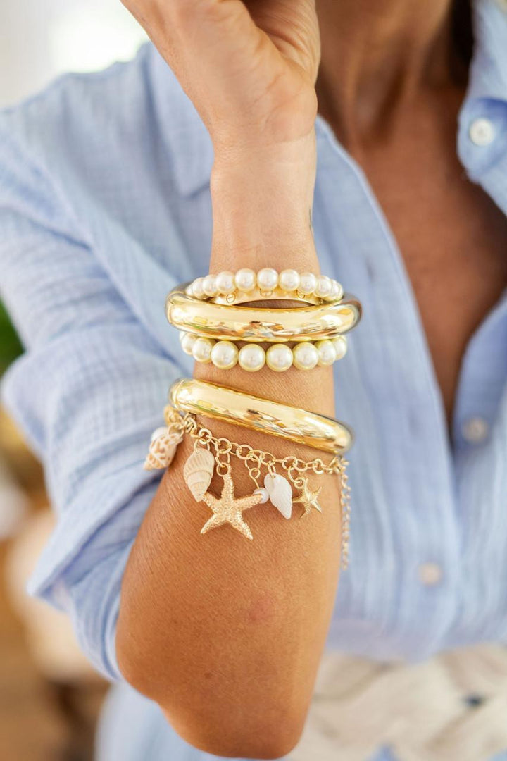 Lisi Lerch The Quinn - Gold Bangle - Meeghan Mullin x Lisi Lerch - WS 
