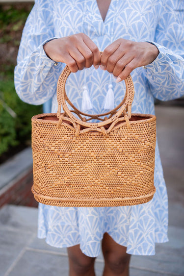 Lola - Circle Handle Bali Bag - Lisi Lerch
