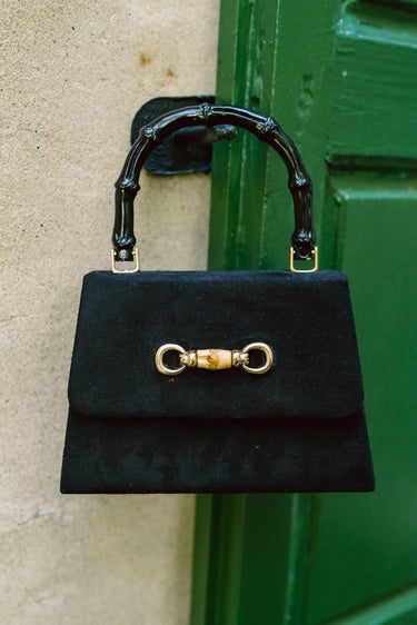 Lulu Black Suede - Bamboo Toggle - Lisi Lerch