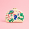 Mahjong Clutch - Embroidered - Lisi Lerch