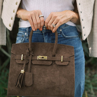 Margo - Faux Suede Handbag - Lisi Lerch