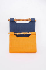 Mary Colored Clutch - Bamboo Natural Handle - Lisi Lerch