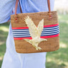 Medium Charlotte - Navy/Red White Stripe Layer - XL Eagle - Lisi Lerch