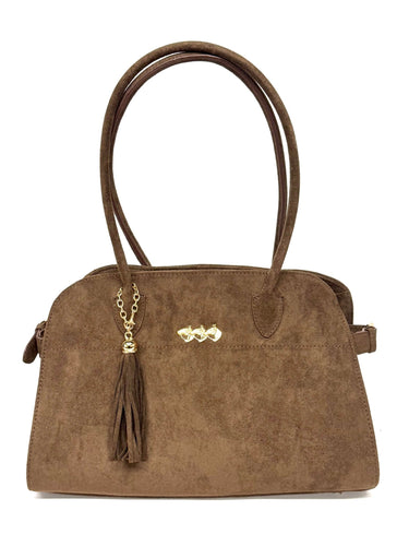 Megan - Faux Suede Medicine Bag - Lisi Lerch