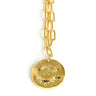 Mini Beach Tag Charm Necklace – 18k Gold Plated - Lisi Lerch