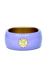 Narrow Purple Cuff- Sunflower -Sample Sale- Final Sale - Lisi Lerch