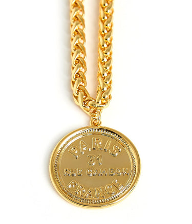 Paris - Vintage Coin - 18k Gold Plated - Lisi Lerch