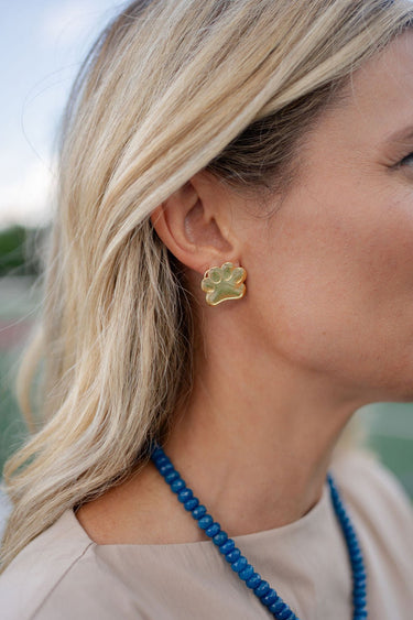Paw Print Stud - Gold Earring - Lisi Lerch