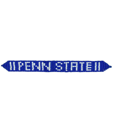 Penn State - Flat Adjustable Beaded Bracelet - Lisi Lerch