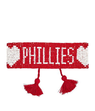 Phillies Beaded Bracelet