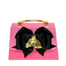 Pink Lulu- Black Bow-Horsehead- Sample Sale- Final Sale - Lisi Lerch