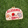 Roll Tide - Embroidered Clutch - Lisi Lerch