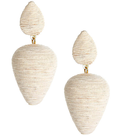 Rory - Silk Wrapped Earrings - Lisi Lerch