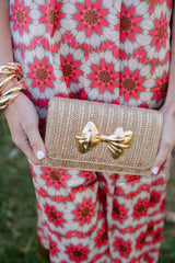 Ruby - Gold Fabric - Charms - Lisi Lerch