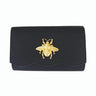 Ruby Scalloped - Faille Black Clutch - Lisi Lerch
