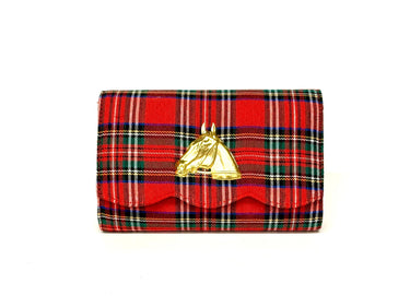 Ruby Scalloped - Red Plaid - Lisi Lerch