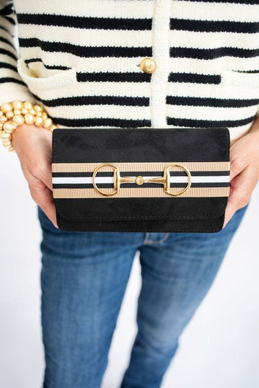 Ruby Tan & Black Stripe Band with Snaffle - Lisi Lerch