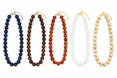 Ryan Beaded Acrylic Necklace - Lisi Lerch