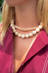 Ryan Beaded Acrylic Necklace - Lisi Lerch