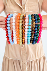 Ryan Beaded Acrylic Necklace - Lisi Lerch