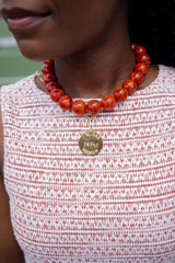 Ryan Beaded Acrylic Necklace - Lisi Lerch