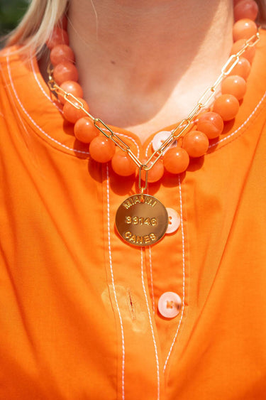 Ryan Beaded Acrylic Necklace - Lisi Lerch