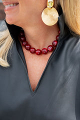 Ryan Beaded Acrylic Necklace - Lisi Lerch