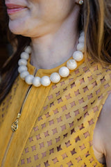 Ryan Beaded Acrylic Necklace - Lisi Lerch