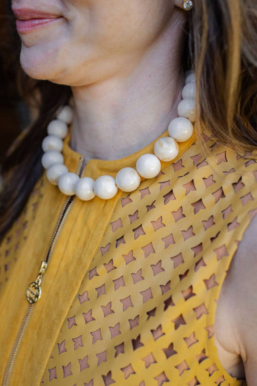 Ryan Beaded Acrylic Necklace - Lisi Lerch