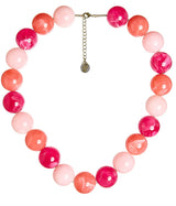 Ryan Beaded Acrylic Necklace- Multi Color - Lisi Lerch