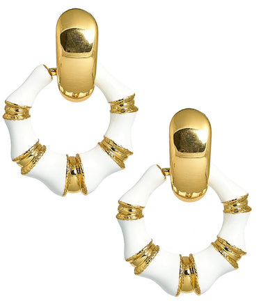 Sadie- Bamboo Drop Earring - Lisi Lerch