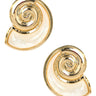 Sandy Shell Stud - Acrylic Earring - Lisi Lerch