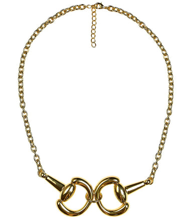 Sarah - Chunky Horsebit Necklace - 18k Gold Plated - Lisi Lerch