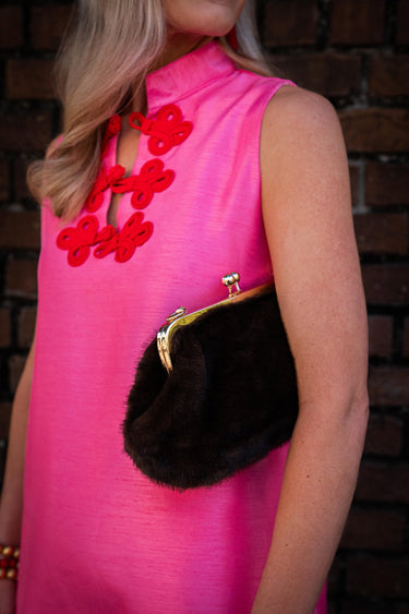 Sarah Faux Fur Clutch - Lisi Lerch