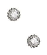 Scalloped Baby Bezel Stud - 18k Gold Plated - Lisi Lerch
