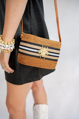 Small Charlotte - Black/ Tan Stripe Layer - Lisi Lerch