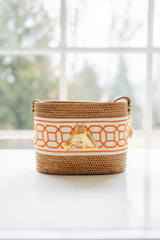 Small Charlotte - Orange Octagon Band - Horsehead - Lisi Lerch