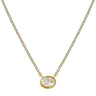 Small Oval Bezel Necklace - Lisi Lerch