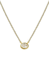 Small Oval Bezel Necklace - Lisi Lerch