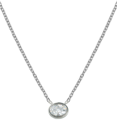 Small Oval Bezel Necklace - Lisi Lerch
