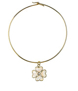 Small Poppy Collar Necklace - 18k Gold Plated - Darby Clark Collection - Lisi Lerch