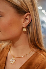 Small Poppy Collar Necklace - 18k Gold Plated - Darby Clark Collection - Lisi Lerch