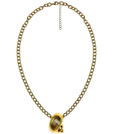 Soleil - Gold Conch Charm Necklace - 18k Gold Plated - Lisi Lerch