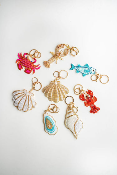 Spring Hand Beaded - Key Chain - Bag Charm - Lisi Lerch