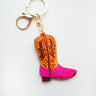 Spring Hand Beaded - Key Chain - Bag Charm - Lisi Lerch