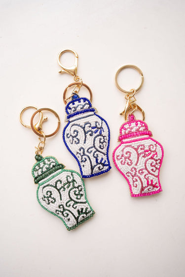 Spring Hand Beaded - Key Chain - Bag Charm - Lisi Lerch