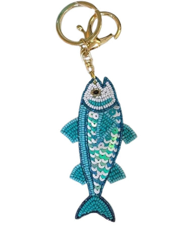 Spring Hand Beaded - Key Chain - Bag Charm - Lisi Lerch