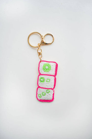 Spring Hand Beaded - Key Chain - Bag Charm - Lisi Lerch