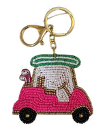 Spring Hand Beaded - Key Chain - Bag Charm - Lisi Lerch