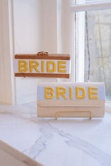 Straw Avery - Embroidered Applique - BRIDE - Lisi Lerch